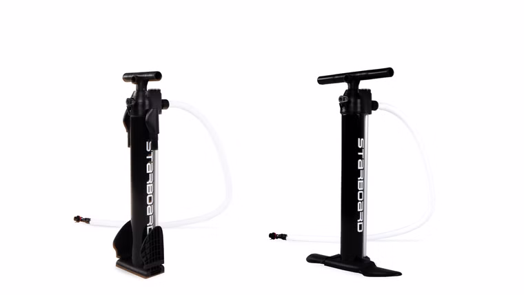 Super F Pump mit 2 Adaptors SUP und Wing Pumpe Starboard 2024