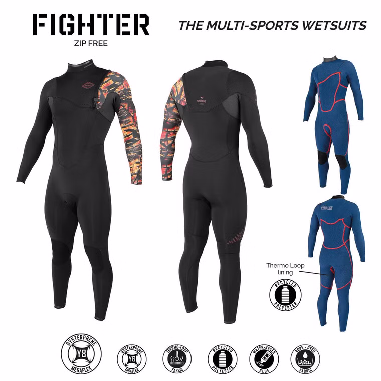 Fullsuit Men 2/2 ZF FIGHTER - OYSTERPRENE Neoprenanzug Soöruz 2024 52