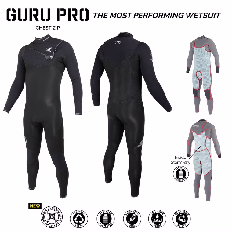 Fullsuit Men 3/2 CZ GURU PRO - ORGANIC OYSTERPRENE Neoprenanzug Soöruz 2024 52