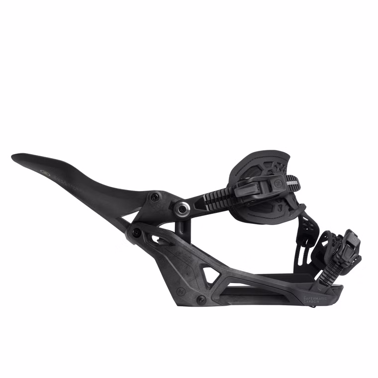 CARBON Supermatic Snowboardbindung Nidecker 2026 Black