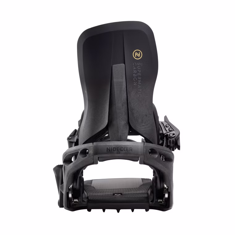 CARBON Supermatic Snowboardbindung Nidecker 2026 Black