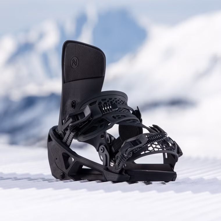 CARBON Supermatic Snowboardbindung Nidecker 2026 Black