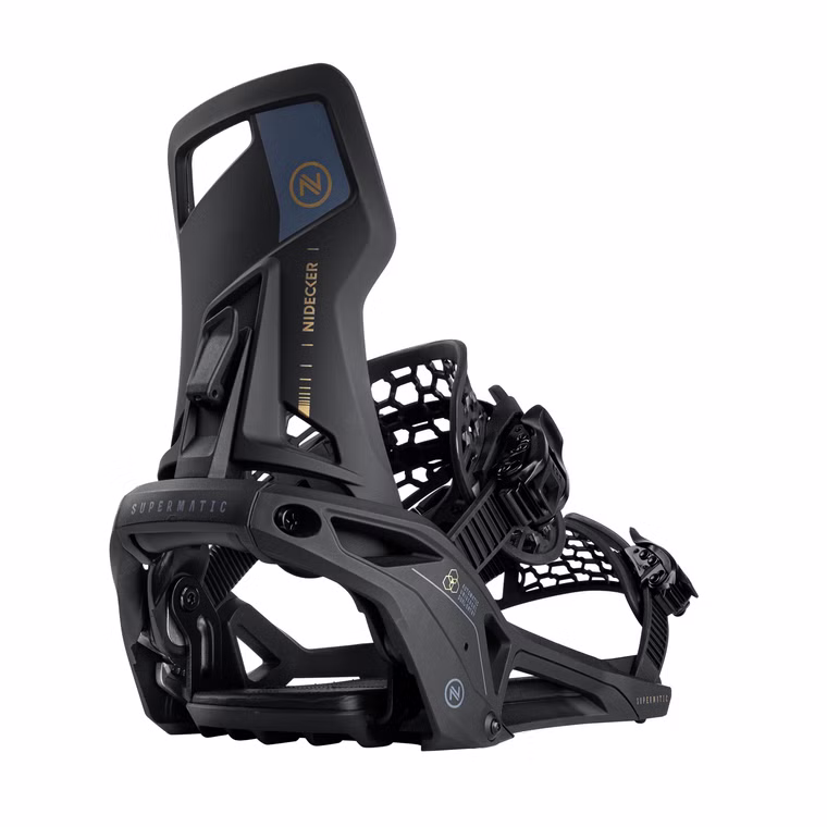 Supermatic Snowboardbindung Nidecker 2025 Black