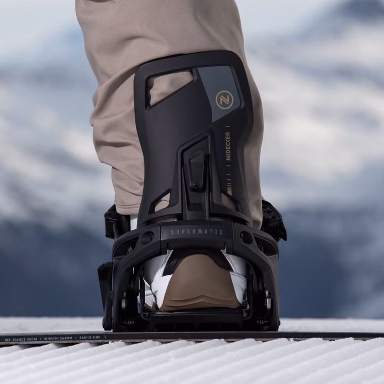 Supermatic Snowboardbindung Nidecker 2025 Black