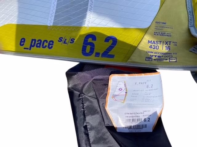 E Pace SLS Windsurfsegel Duotone 2024 gebraucht 6.2