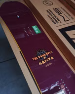 The Big Nice Burgundy Snowboard Capita 156