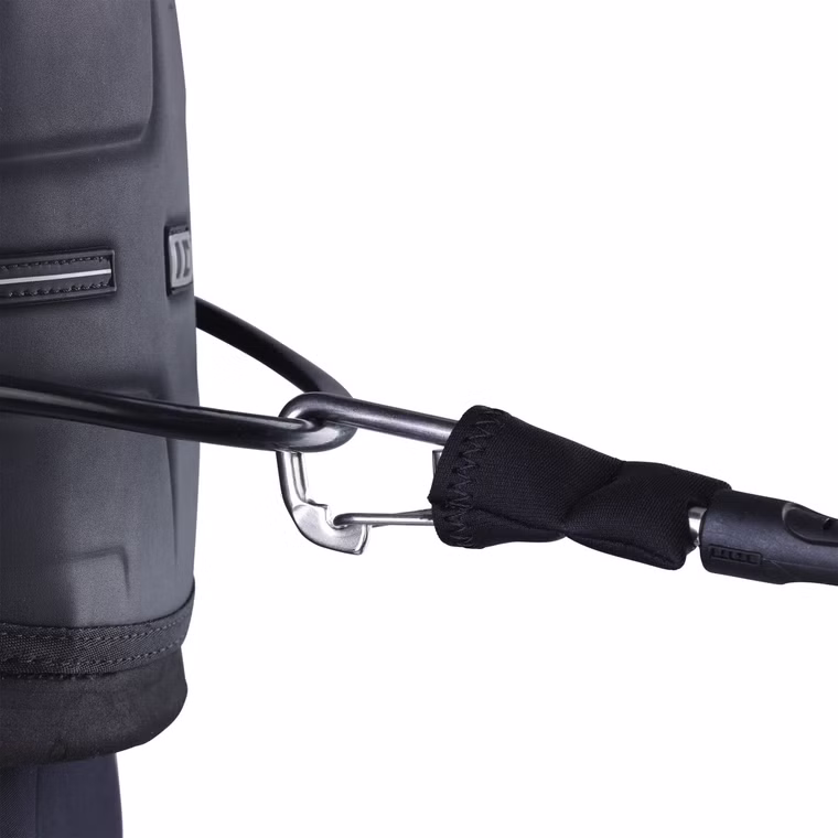 Leash Core Coiled Carabiner Leine ION 2025 900 black