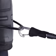 Leash Core Coiled Carabiner Leine ION 2025 900 black