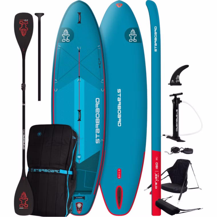 Igo With Kayak Set SUP Board aufblasbar Starboard 2025 Deluxe Lite