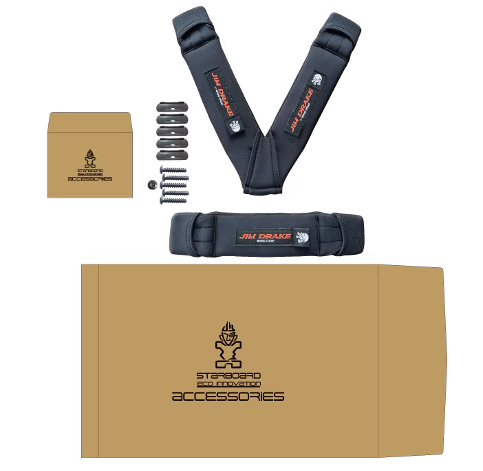 Jim Drake V-Strap Yulex Wingsurf Fußschlaufen Starboard 2025