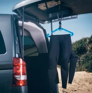 Wetsuit Hanger Double System Kleiderbügel Surflogic Blue