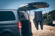 Wetsuit Hanger Double System Kleiderbügel Surflogic Blue