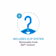 Wetsuit Hanger Pro Kleiderbügel Surflogic Blue