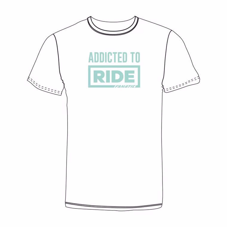 T-Shirt Girls Addicted to Ride Fanatic L