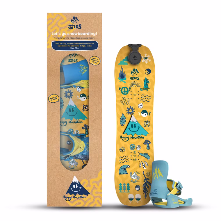 Kid's Happy Mountain Package Snowboard Jones 2026 90