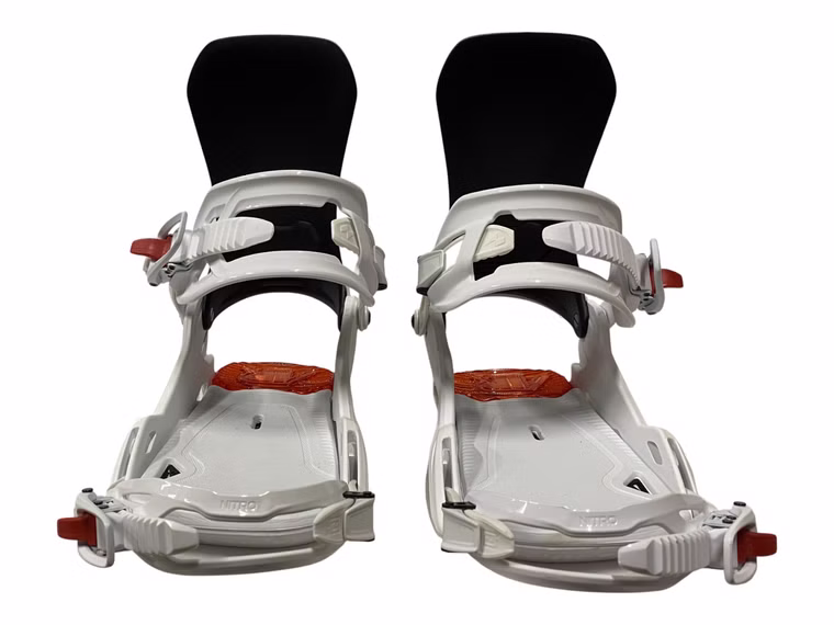 One Snowboard Bindung Nitro 2025 gebraucht L