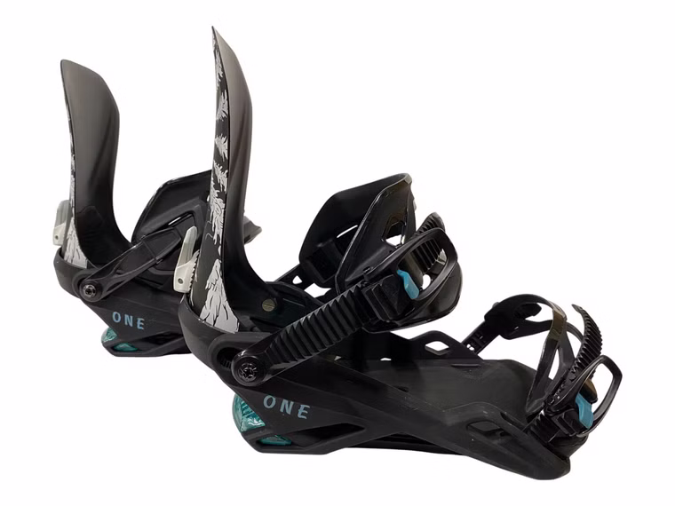 One Snowboard Bindung Nitro 2025 gebraucht L