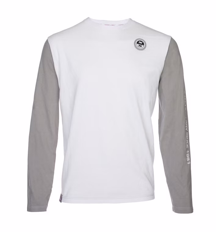 Tee LS white Long Sleeve North Sails L
