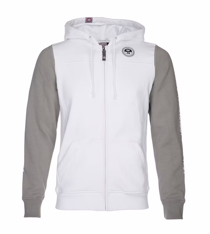 Zip Hoodie white Sweatjacke North Sails L