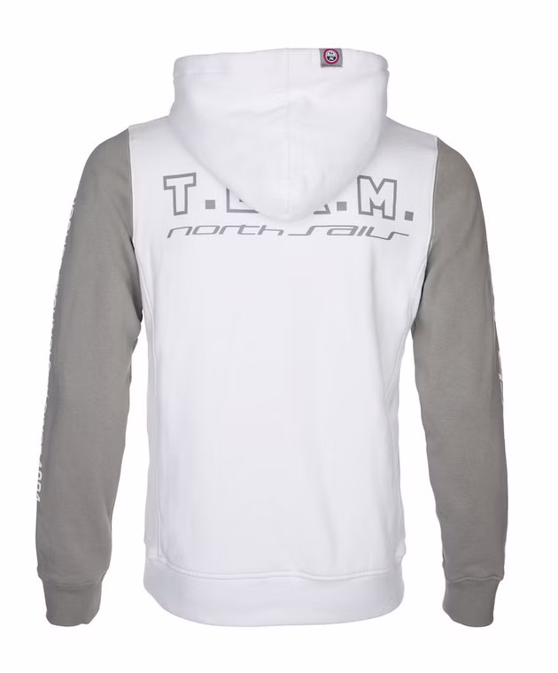 Zip Hoodie white Sweatjacke North Sails L