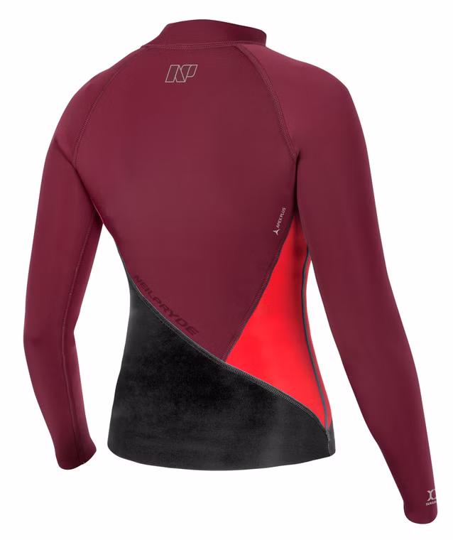 Spice Neo Top 2/2 FL C3 Wine/Red Neopren Oberteil Damen NP 2018 36|S