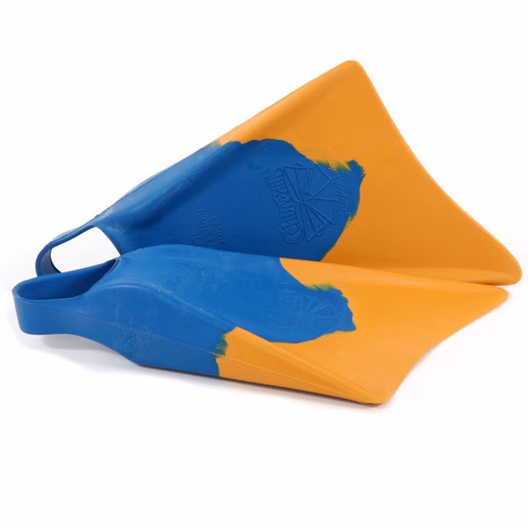 Bodyboard Makapuu Blau Gelb Flossen Churchill 2025 36-38.5