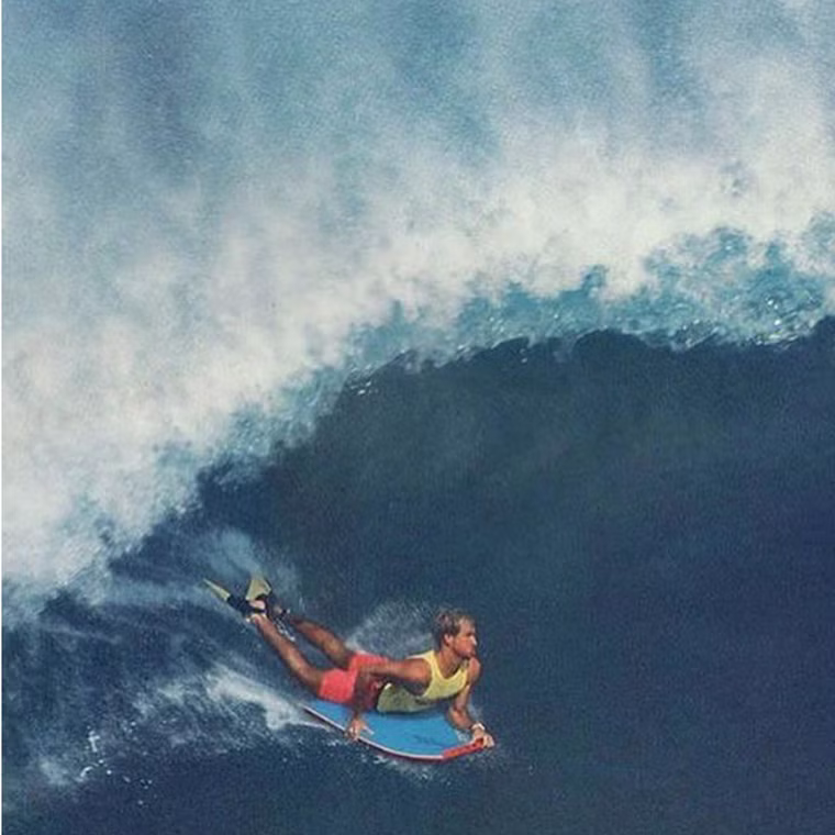 Bodyboard Makapuu Blau Gelb Flossen Churchill 2025 38-39