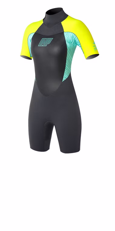 Spark S/S 3/2 Shorty C2 yellow/mint/silver BZ NP 2014 34|XS