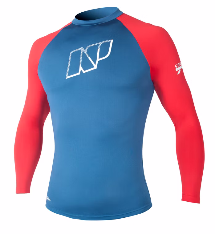 Contender L/S C4 blue/red Rashguard NP XS