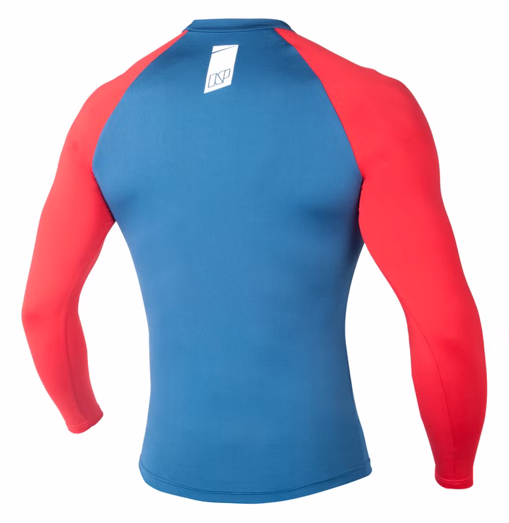 Contender L/S C4 blue/red Rashguard NP XS