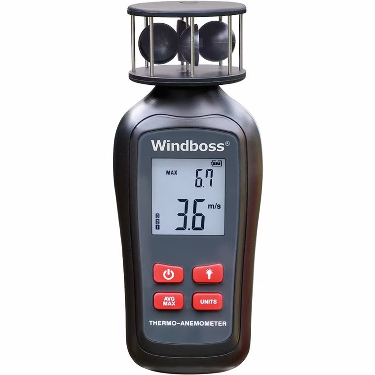 Thermo Anemometer Windboss Windmesser