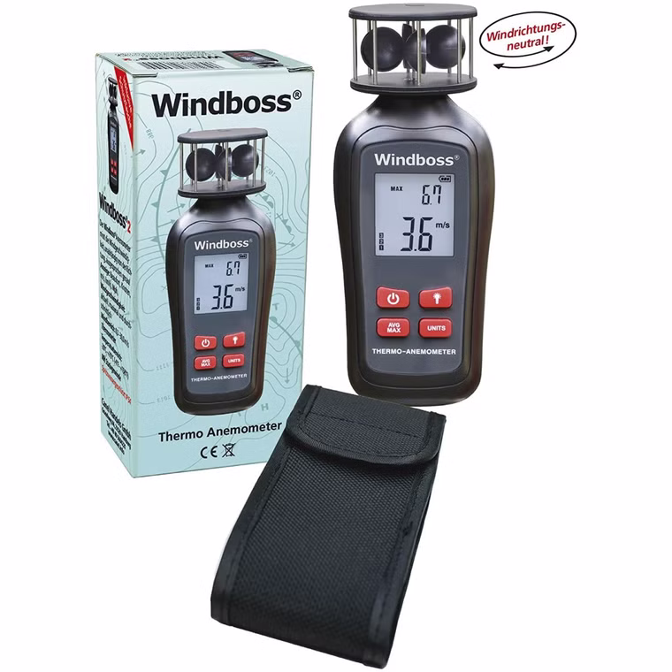 Thermo Anemometer Windboss Windmesser