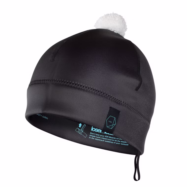 Neo Bommel Beanie black Neopren Mütze ION 2025 S