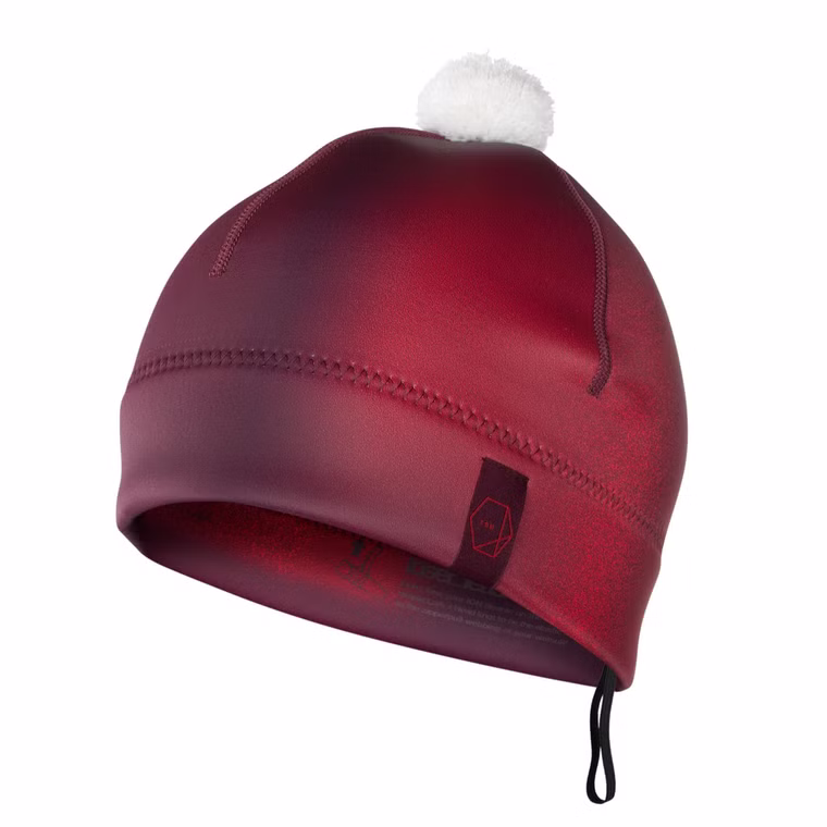 Neo Bommel Beanie red Neopren Mütze ION 2025 M
