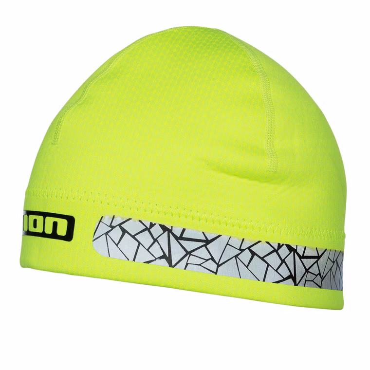 Safety Beanie lime Neopren Mütze ION 2025 L
