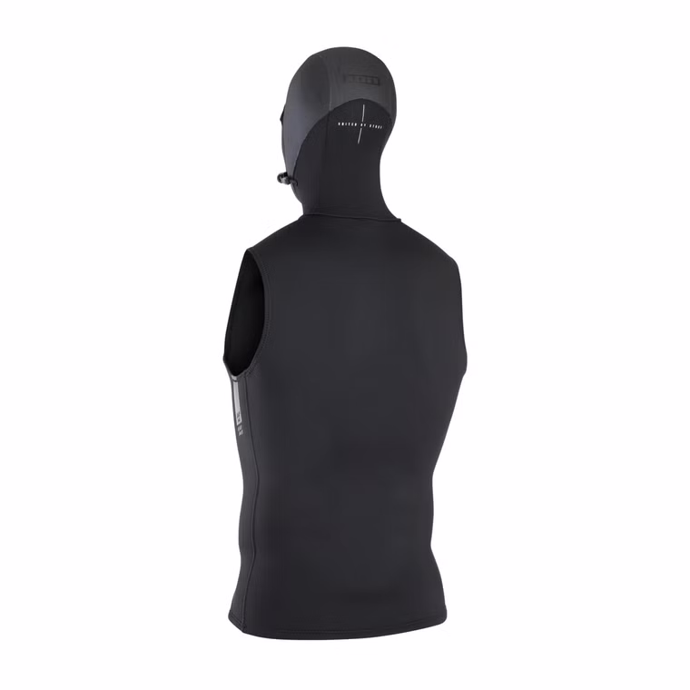 Hooded Neo Vest 3/2 black Neopren Weste mit Hauben ION 2025 M