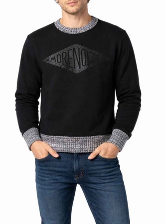 Diesel S-Ribcolor Herren Sweatshirt Schwarz
