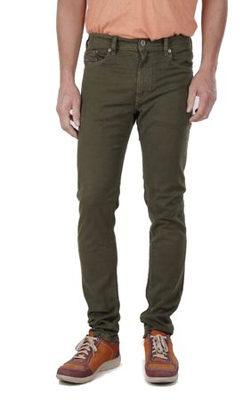 Diesel Thavar-XP-R R99S6 Herren Jeans Hose Slim Skinny Olivgrün