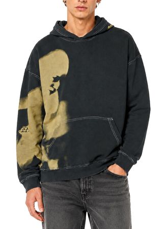 Diesel Herren S-BOXT-HOOD-N4 SWEATER Hoody Kapuzenshirt