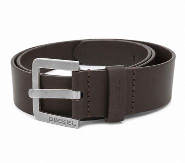 Diesel "B-BASIC" Belt Gürtel Echtleder Braun