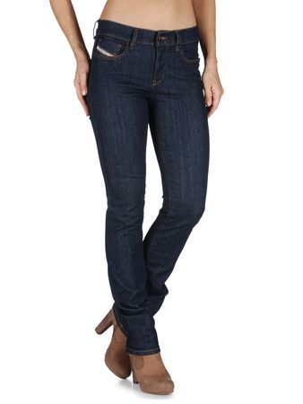 Diesel Straitzee 0881K Damen Jeans Hose Regular Slim Straight