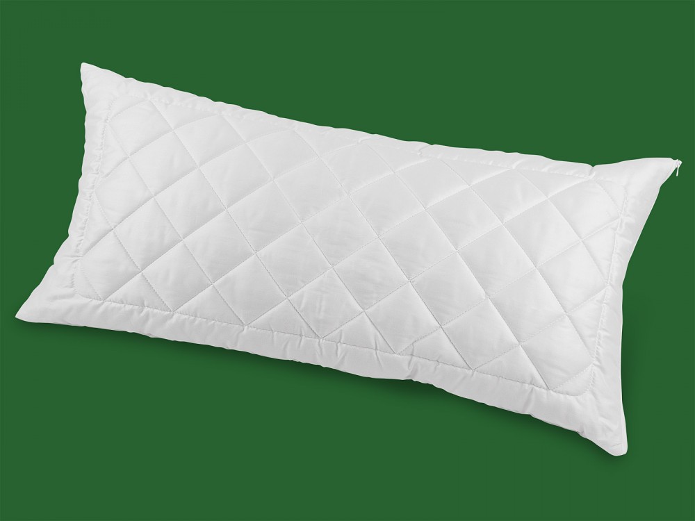 Kopfkissen Merino Wolle 40x80 Schlafkissen Baumwollsatin