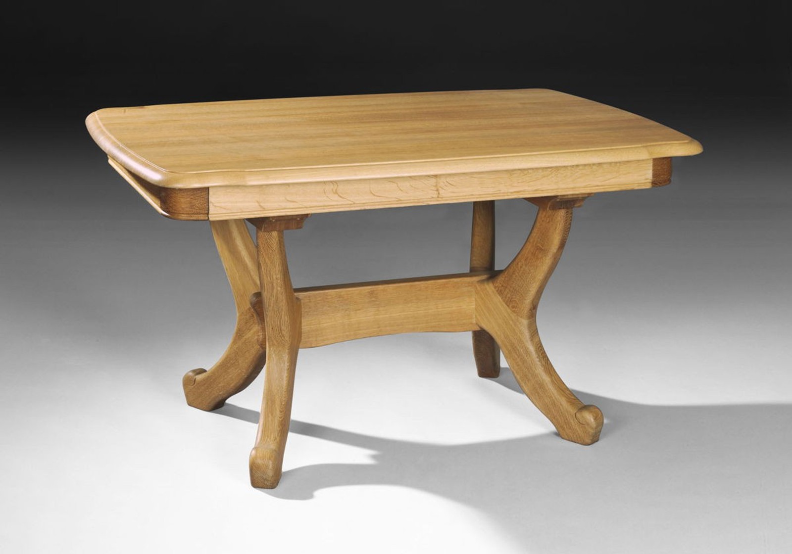 Esstisch / Esszimmertisch / Tisch Stolberg / Eiche rustikal gelaugt, P43 oder Eiche-Natur - 140, 160 oder 180 cm - Komplett in Eiche massiv
