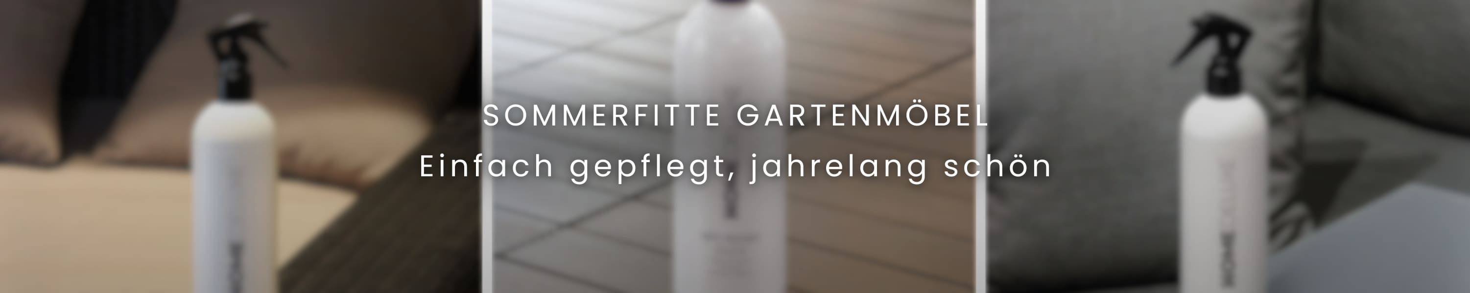 Gartenmöbel richtig reinigen