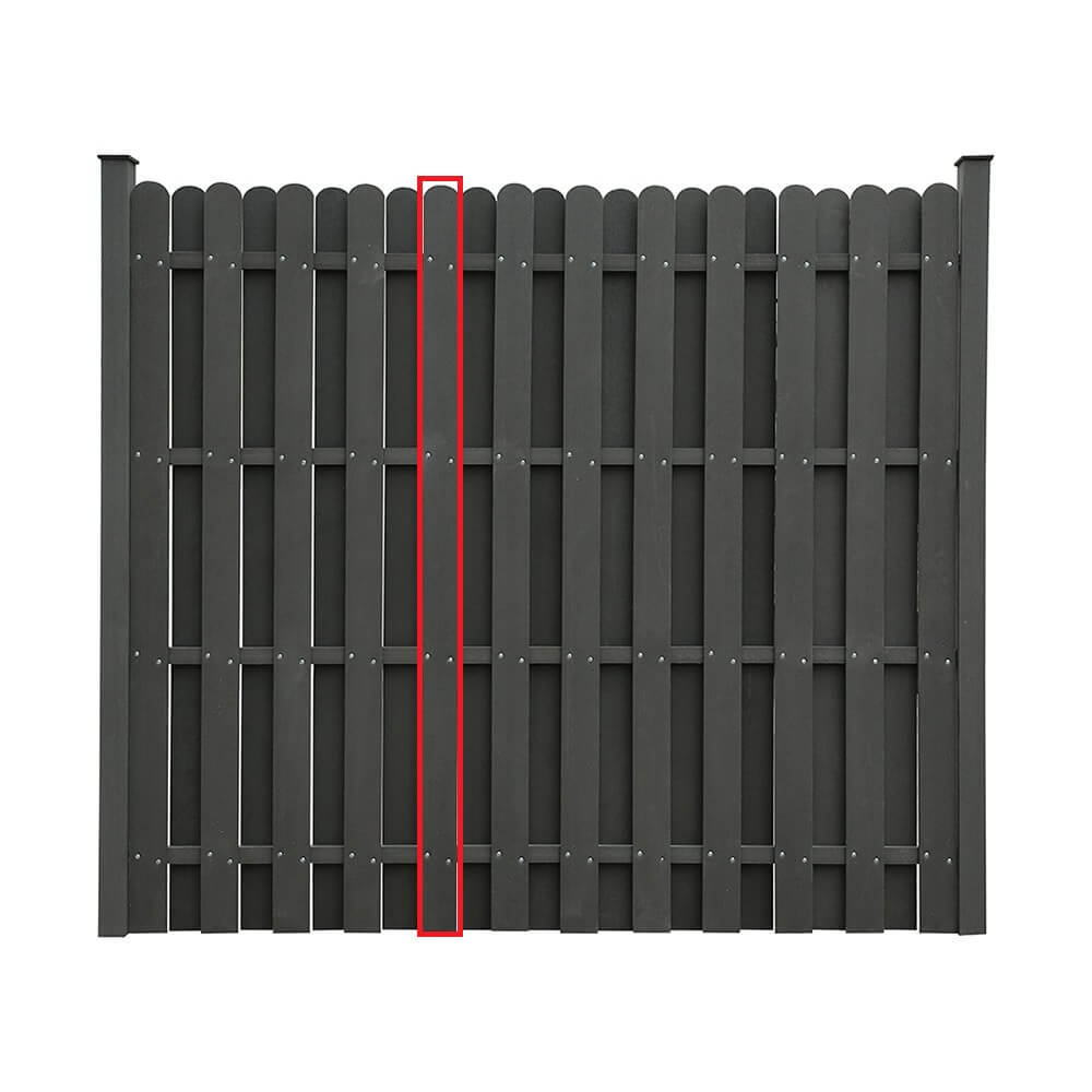 WPC Sichtschutzzaun VISTA - Ersatzpaneel / 180 cm
