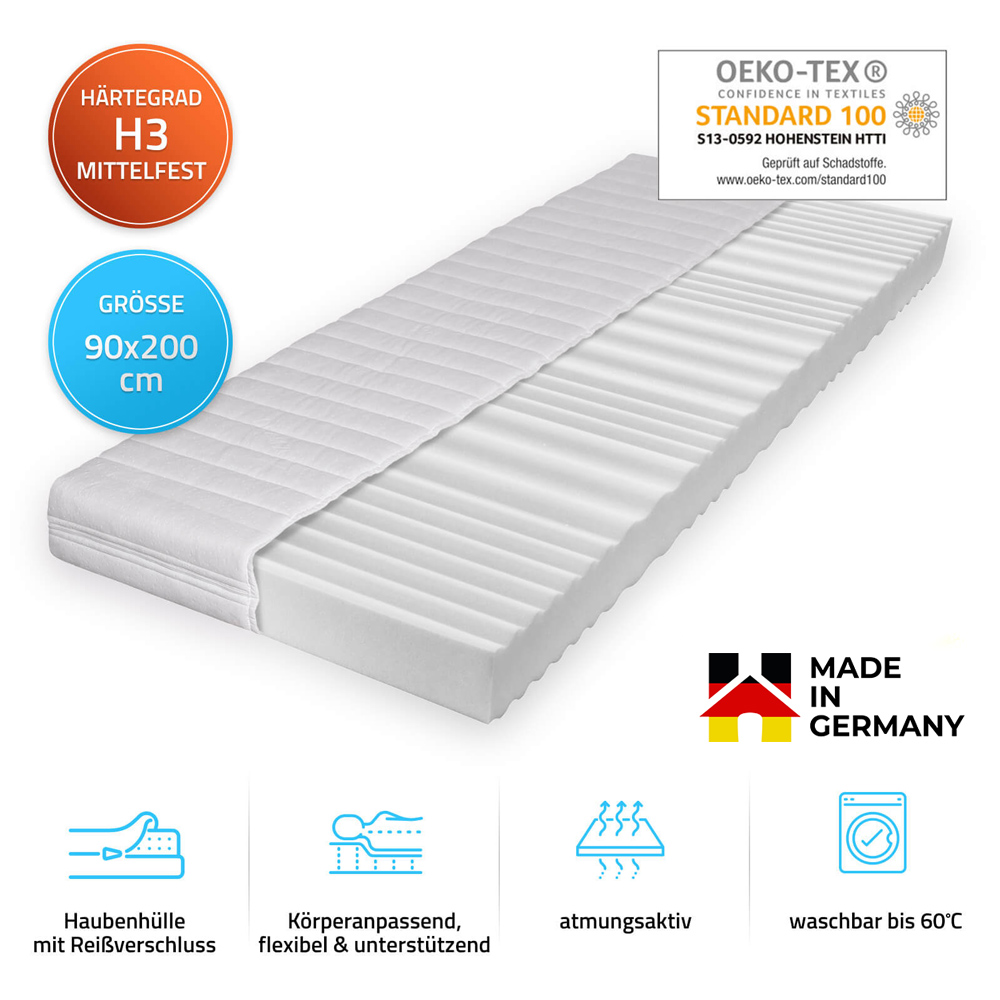 Matratze ORTHO BASIC - Made in Germany - Variantenauswahl