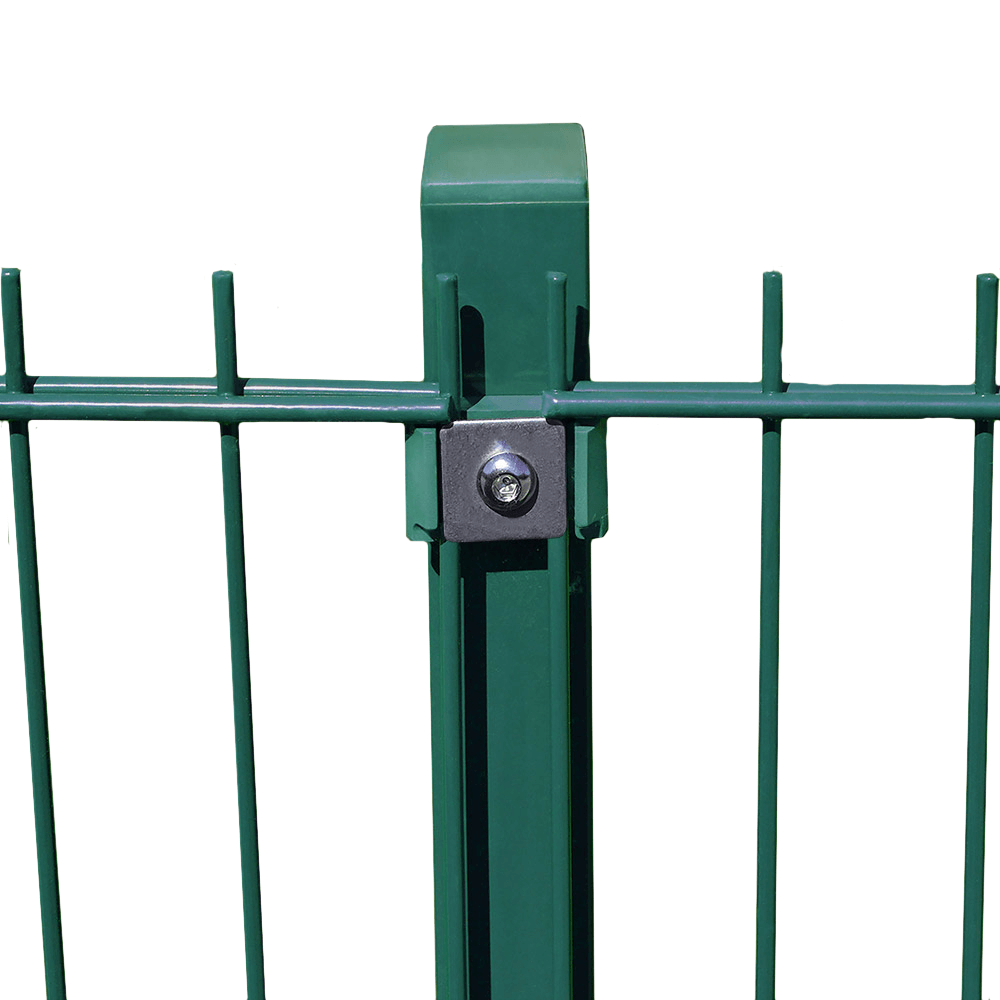 Home Deluxe Postes para valla de doble piquete MORATA - 1500 mm verde