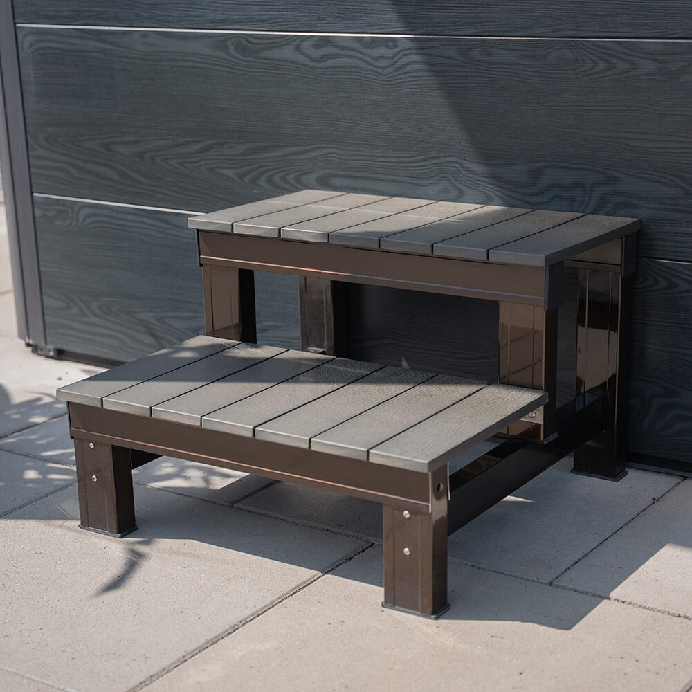 Outdoor Whirlpool Treppe MARBLE