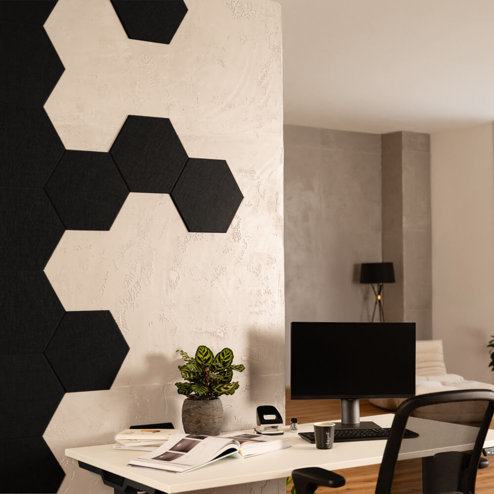 Akustikplatten Hexagon selbstklebend SILENT