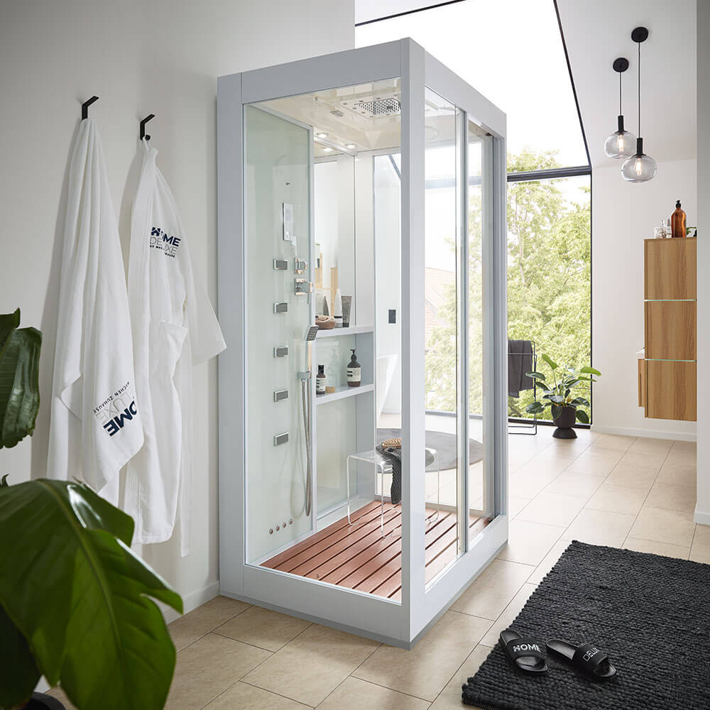 Dampfdusche WHITE LUXORY - XL